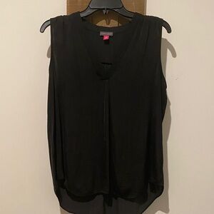 Vince Camuto Sleeveless Black Blouse